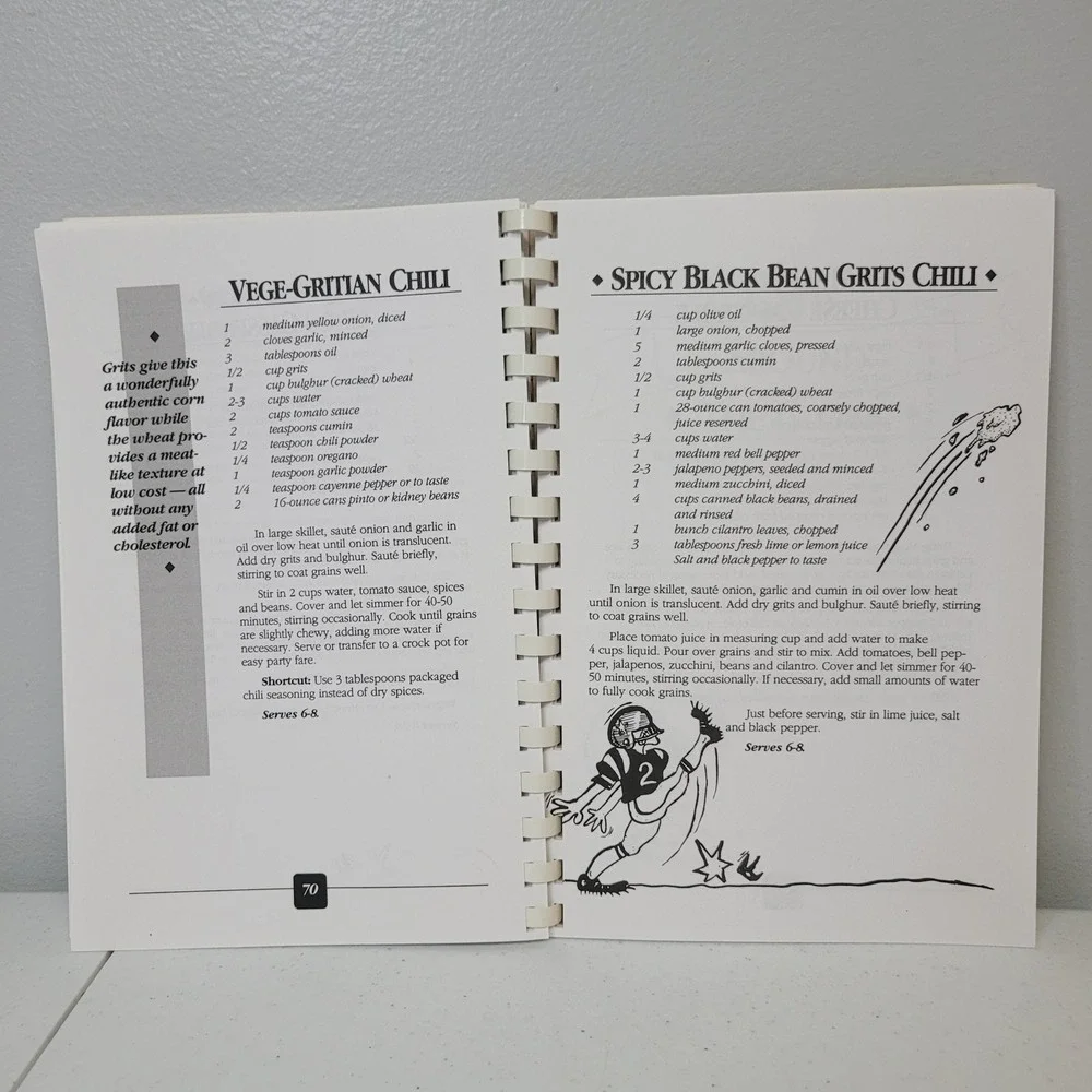 Gone With The Grits Cookbook by Diane Pfeifer Southern Recipes 1992 Spiral Bound